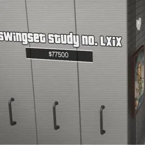 Swingset Study No. LXiX Painting in GTA Online Kortz Center Heist