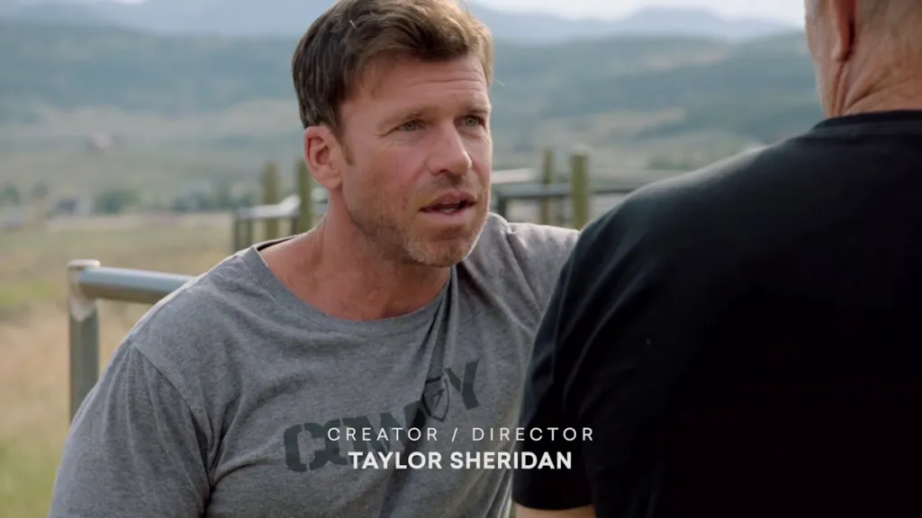 Taylor Sheridan en Yellowstone Taylor Sheridan en Yellowstone