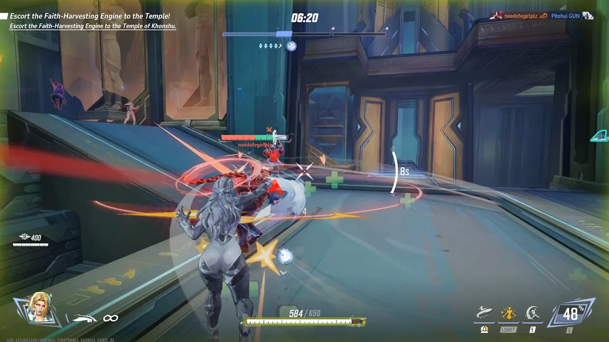 Chokepoint Inside Apocalypse's Pyramid in Marvel Rivals