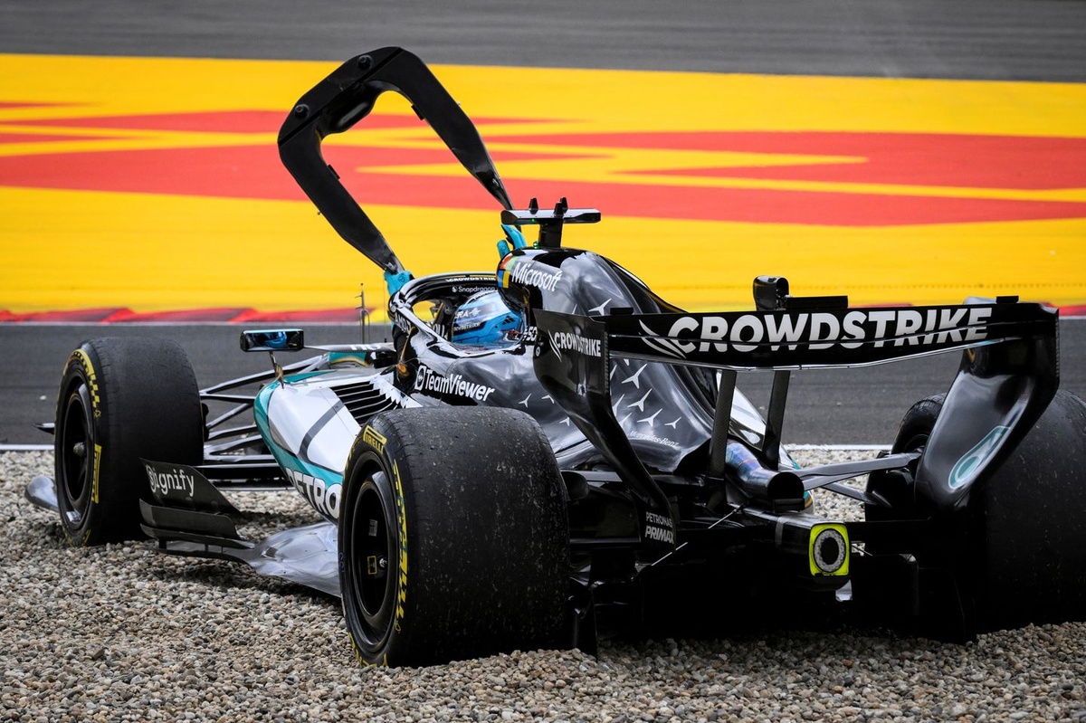 Mercedes detecta anomalía en el motor de Russell antes del Gran Premio F1