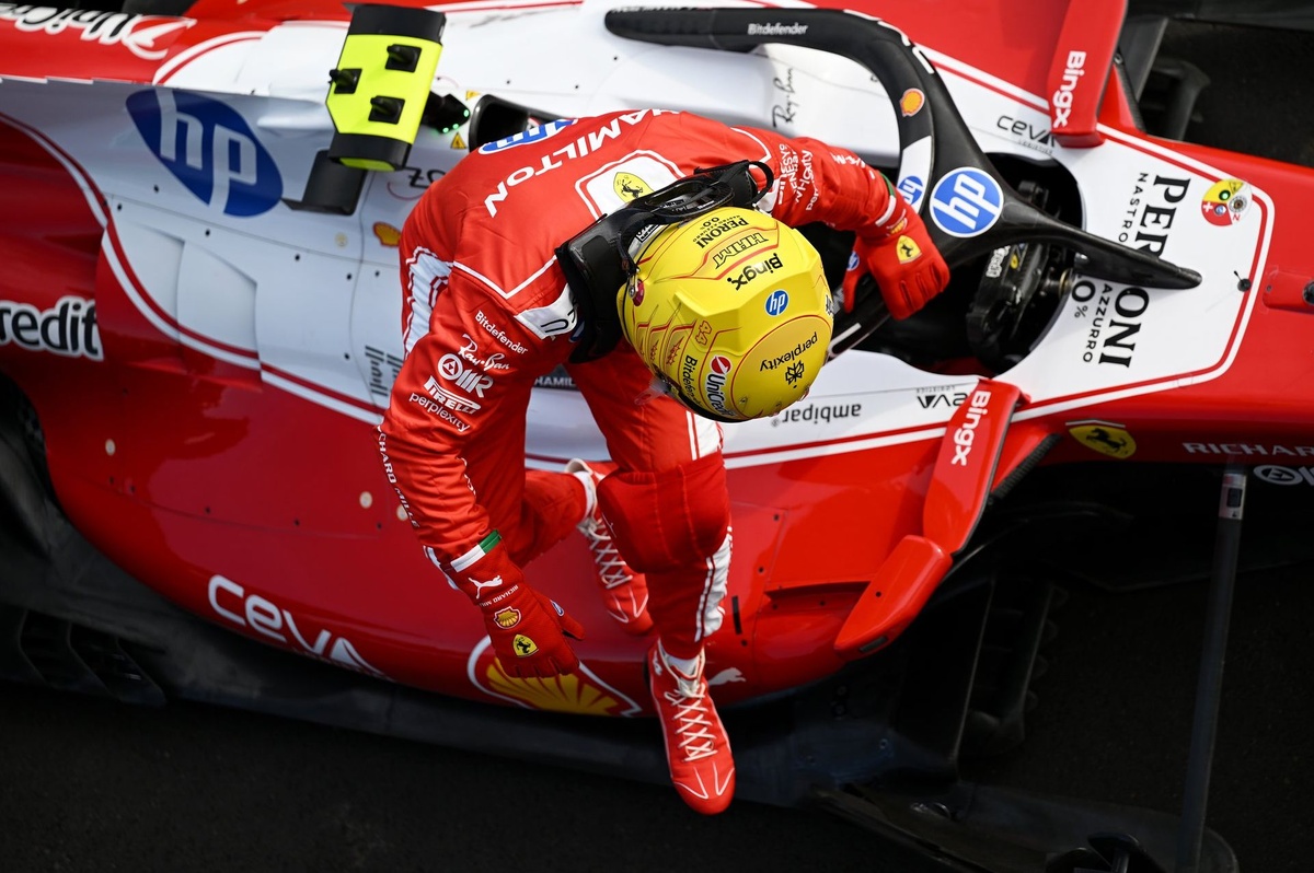 Hamilton penalizado en la parrilla tras el choque con Piastri, reglas