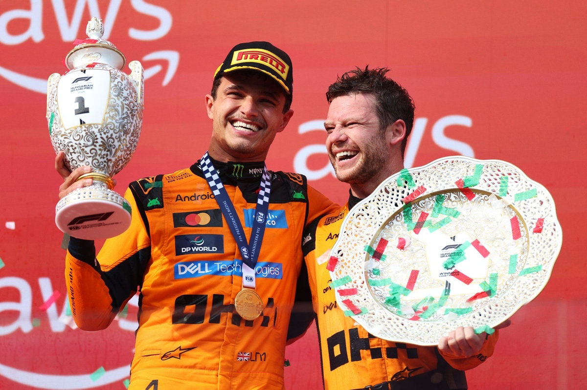 Norris da un gran golpe en Hungría y reaviva las ambiciones de McLaren