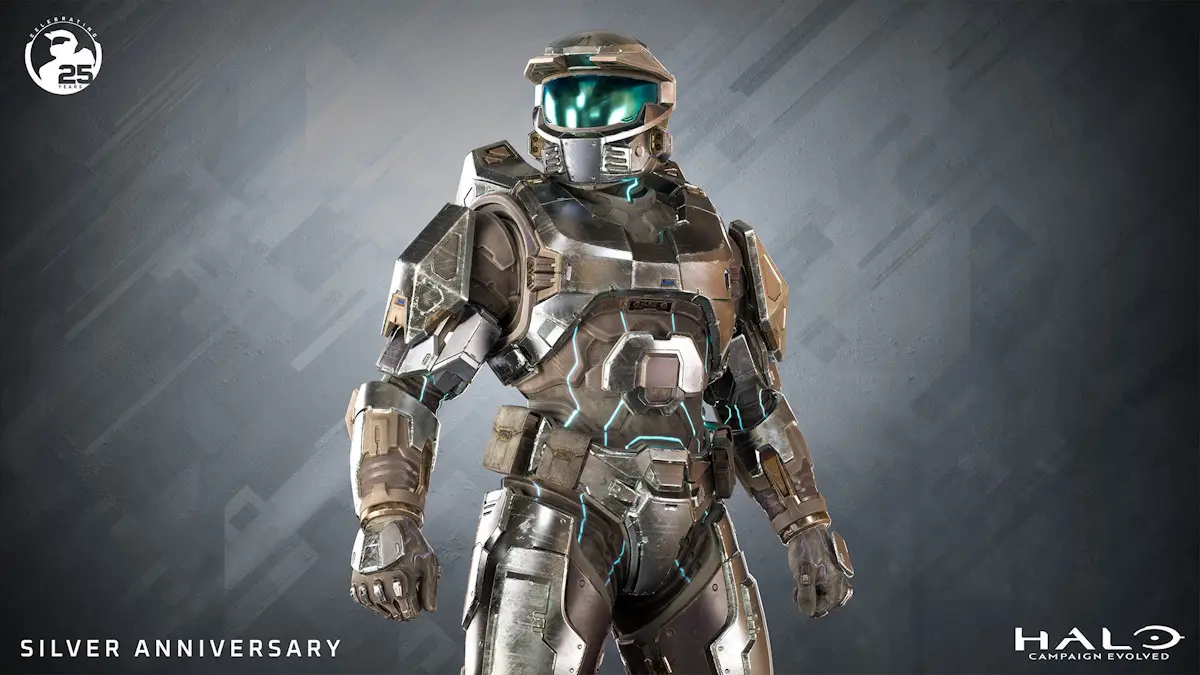 Armadura Silver Anniversary de Halo Campaign Evolved