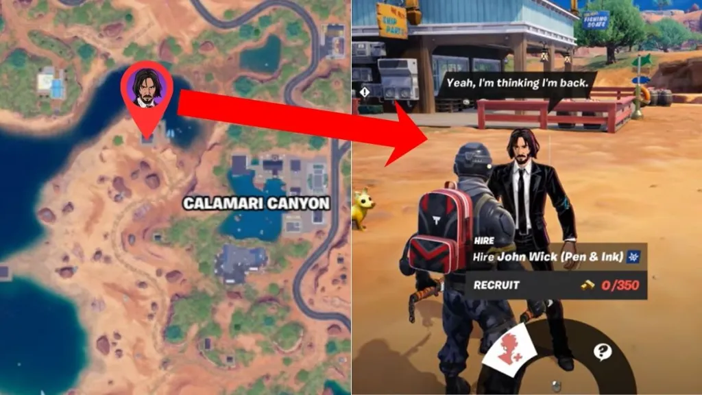 Fortnite John Wick NPC