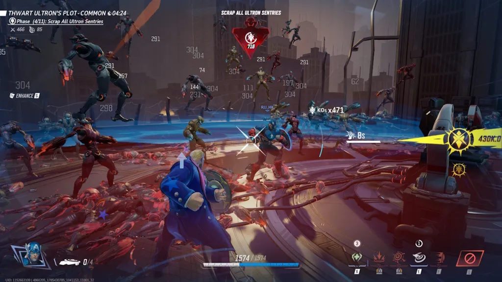 Captain America in  Marvel Rivals Avengers Age of Ultron mode