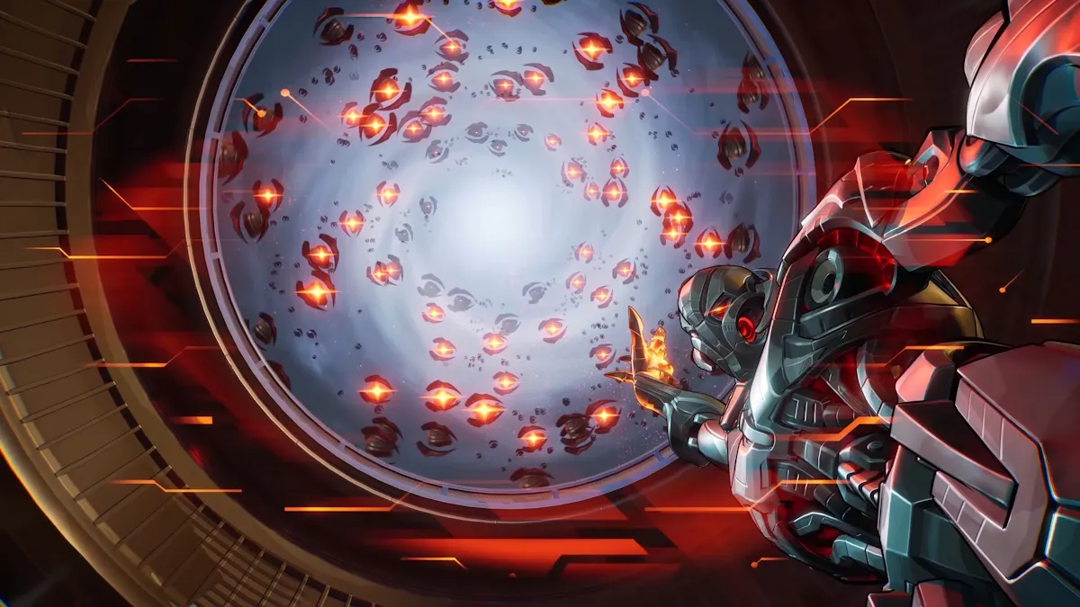 Ultron summoning his drones in Marvel Rivals Avengers Age of Ultron mode