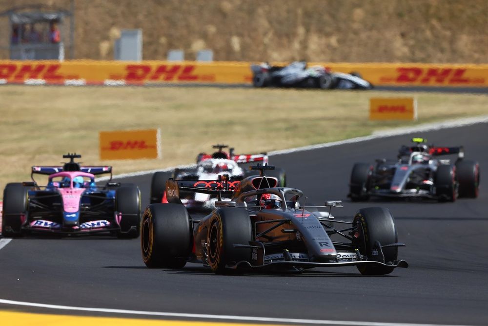 Pierre Gasly n'a pu se mêler à la lutte entre les Racing Bulls et les Audi à Budapest.