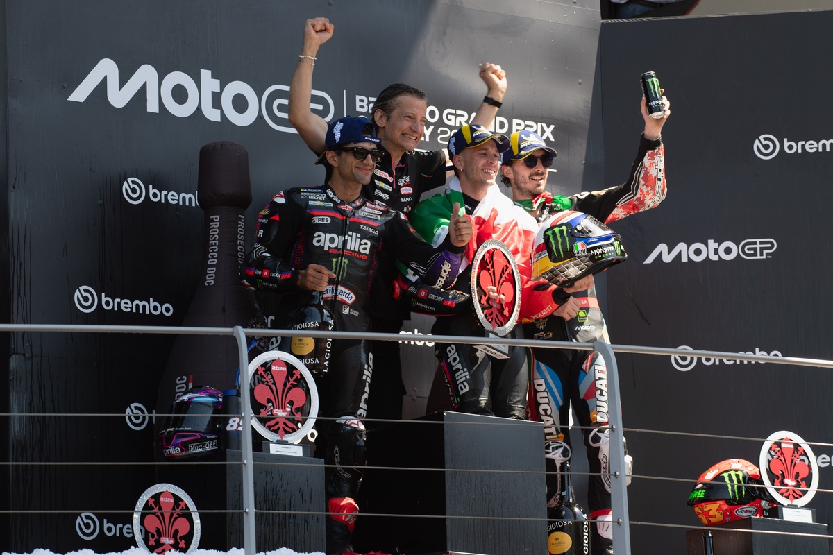 Mugello podium