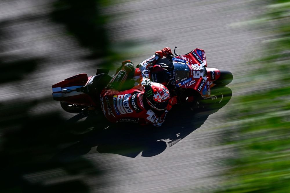 Pecco Bagnaia en el Sachsenring