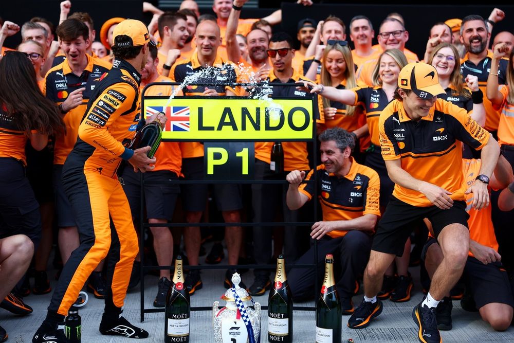 En Hungría, Lando Norris obtuvo la primera victoria de McLaren esta temporada.