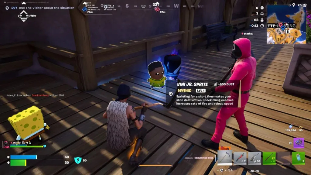 Vini Jr. Sprite en Fortnite Chapter 7 Season 3
