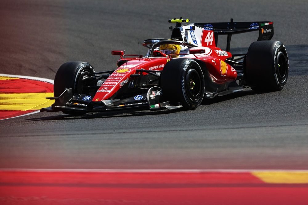 Lewis Hamilton en su primera temporada con Ferrari