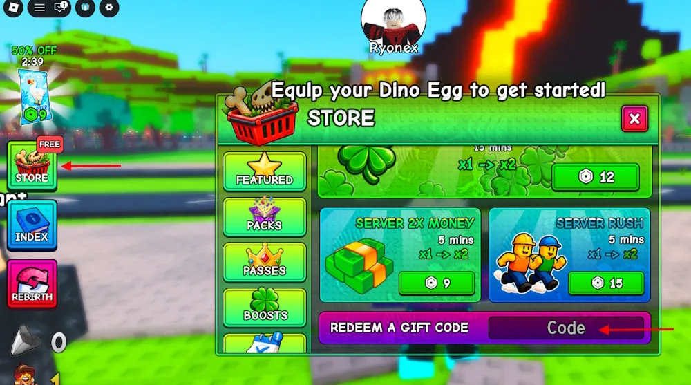 My Dino Park codes redeem