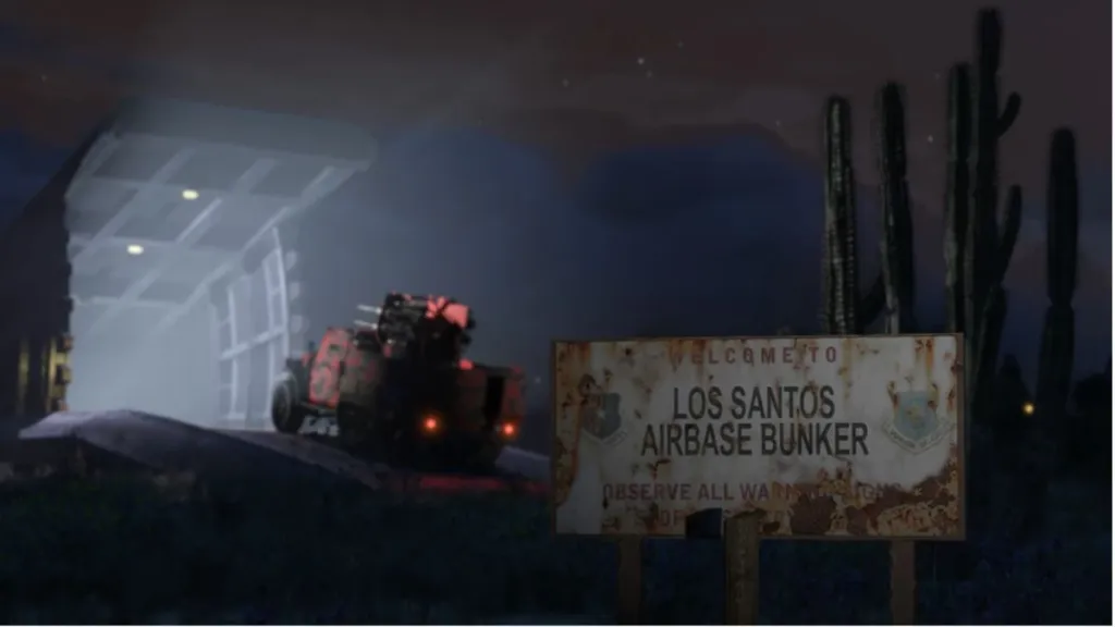 Los Santos Airbase Bunker in GTA Online