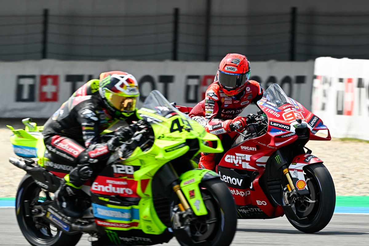 Di Giannantonio en la pista