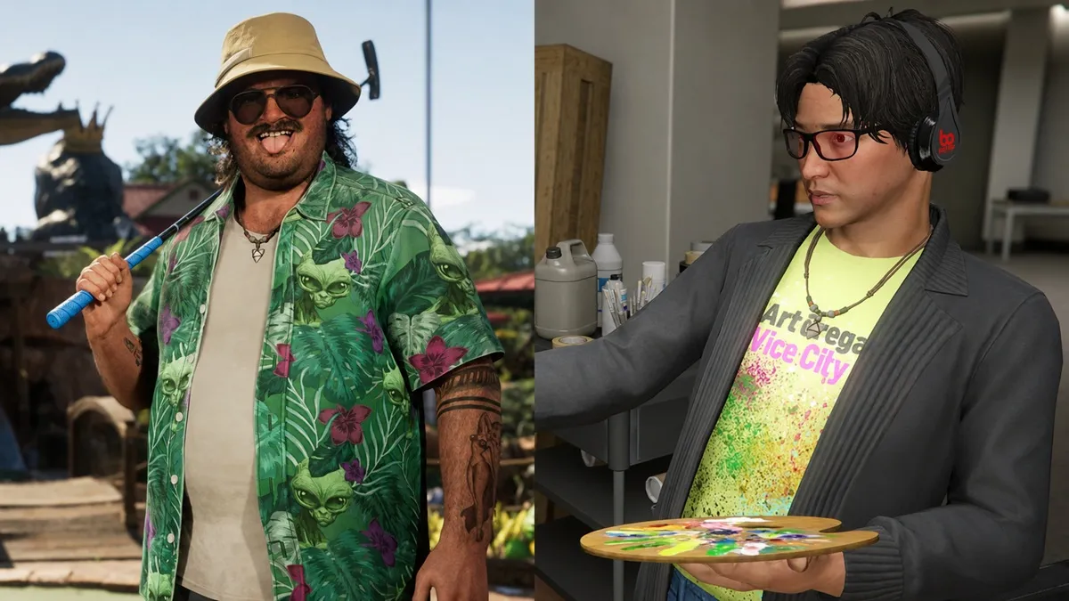 Cal Hampton And Yong-Rae Wearing The Same Necklace