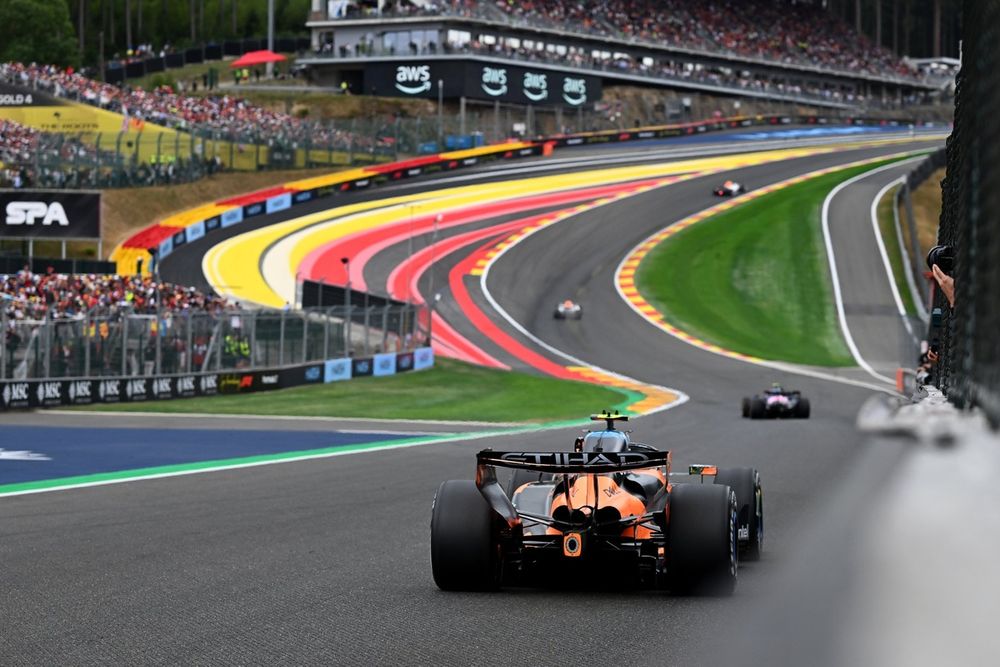 Norris ha sido ultimado por los problemas de su unidad de potencia en Spa.