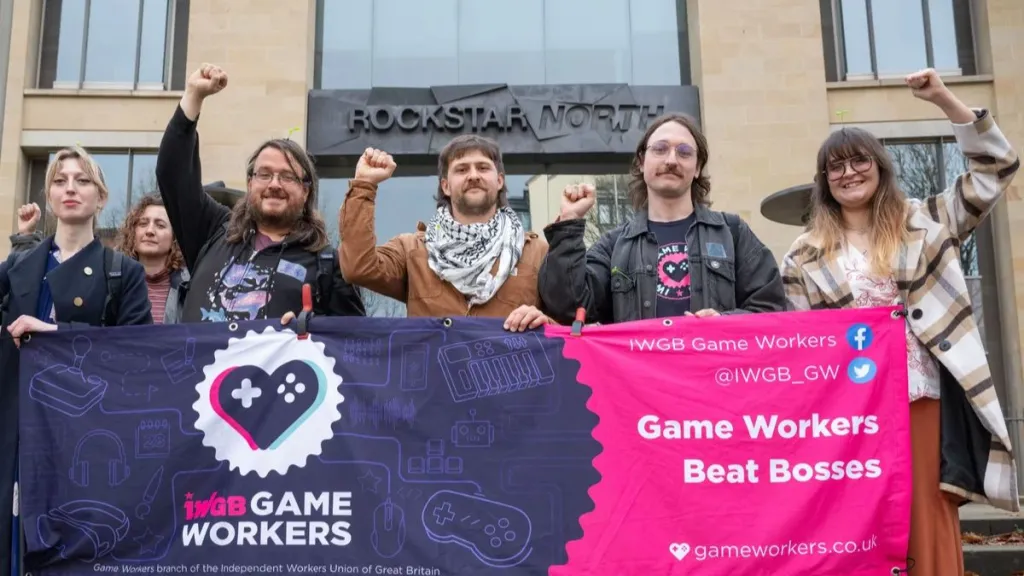 IWGB Union at Rockstar North office
