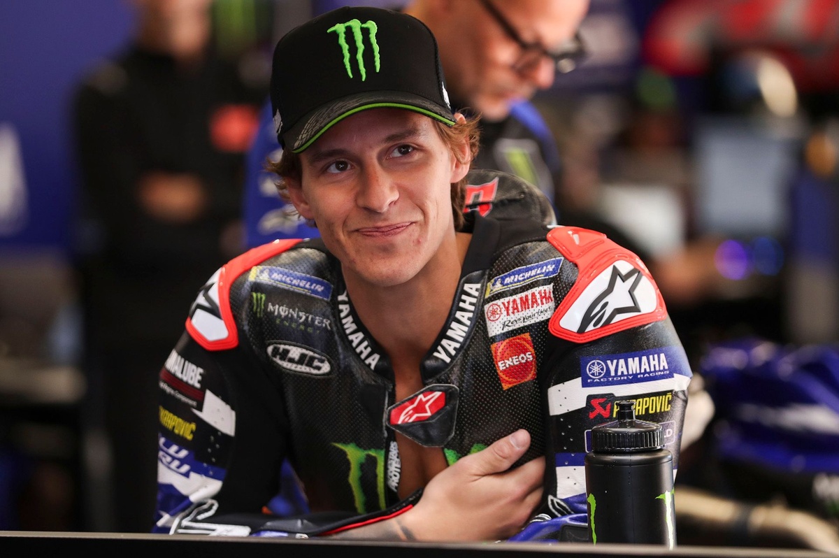 Fabio Quartararo con su nuevo equipo Honda