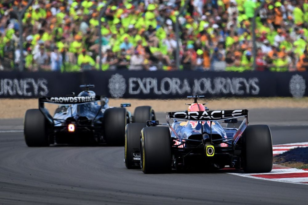 Max Verstappen tras el accidente en Silverstone