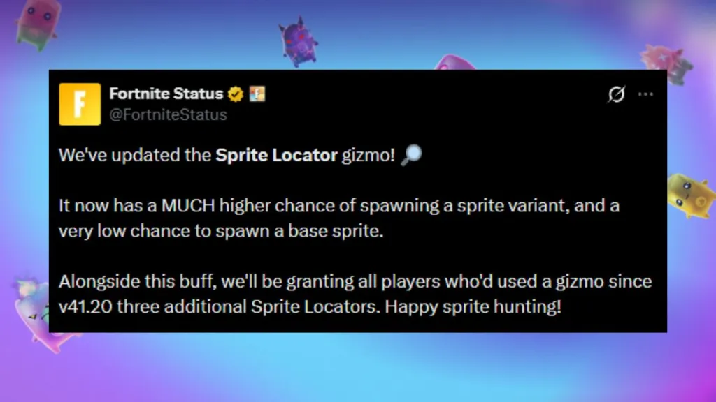 Sprite Locator actualizado según FortniteStatus