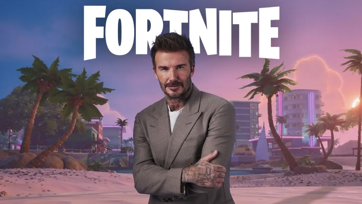 Previsualización de la skin de David Beckham en Fortnite