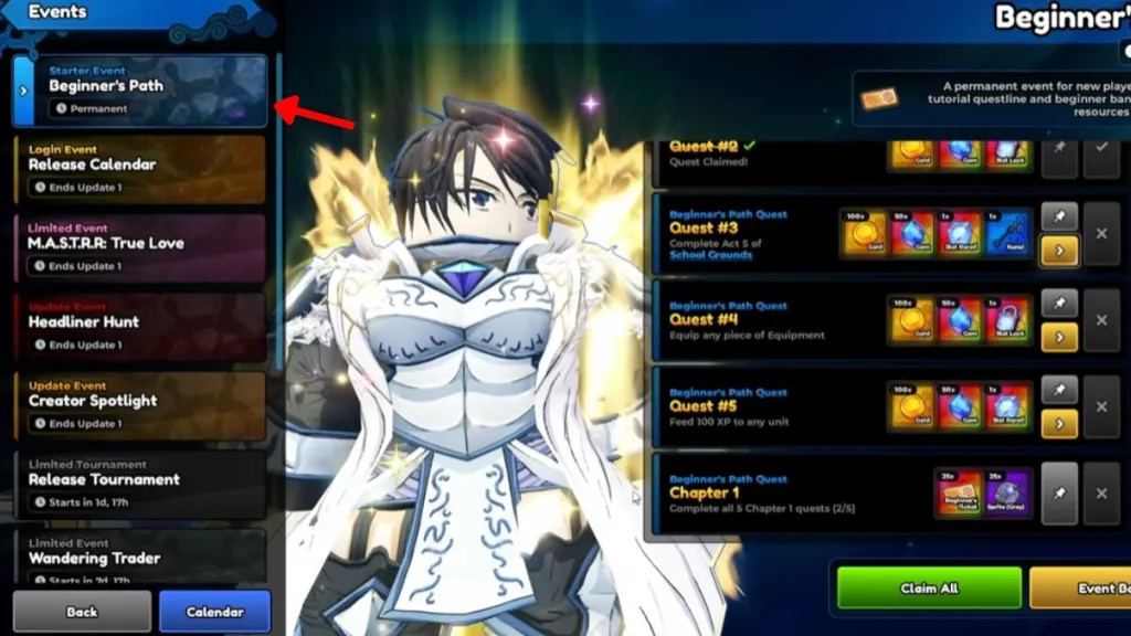 Completar el Camino del Principiante en Anime Expeditions