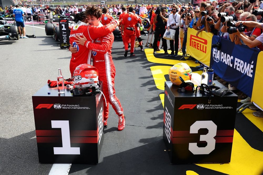 Ferrari est pasó a côté d'un doublé à Silverstone. Le dernier en date est celui du GP des États-Unis 2024.