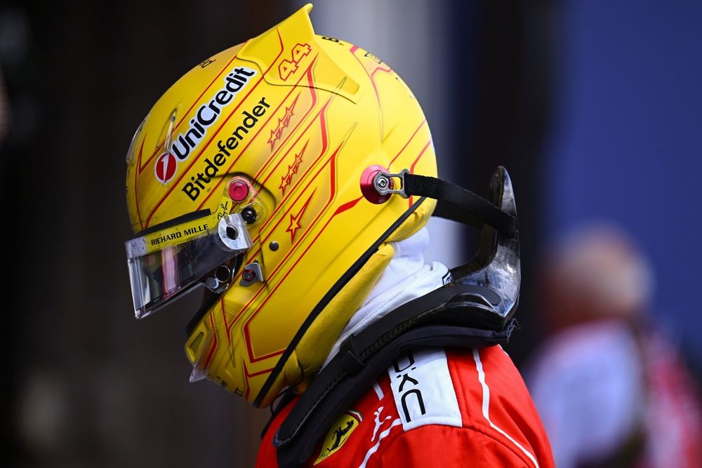 Lewis Hamilton en Ferrari