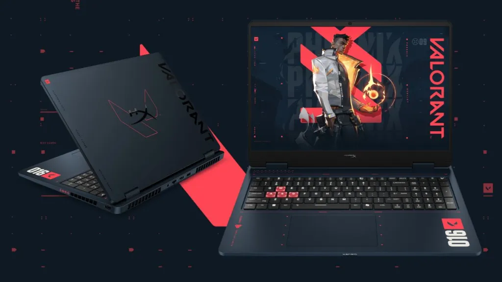 HyperX Omen Valorant Laptop Front and Back