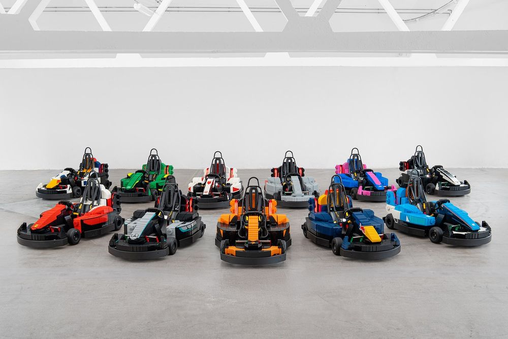 Los karts Lego para la parada de Silverstone
