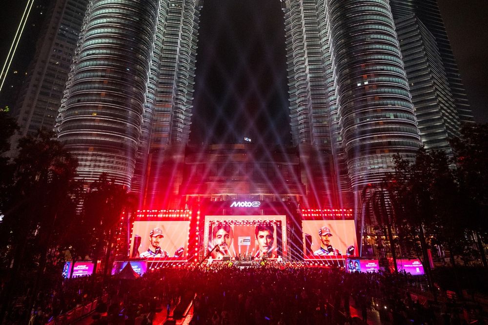 La presentación de la temporada MotoGP 2026 se hizo a los pies de las Torres Petronas de Kuala Lumpur