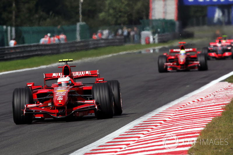 En 2007, Kimi Räikkönen ganó el GP de Spa en la versió actual del circuito