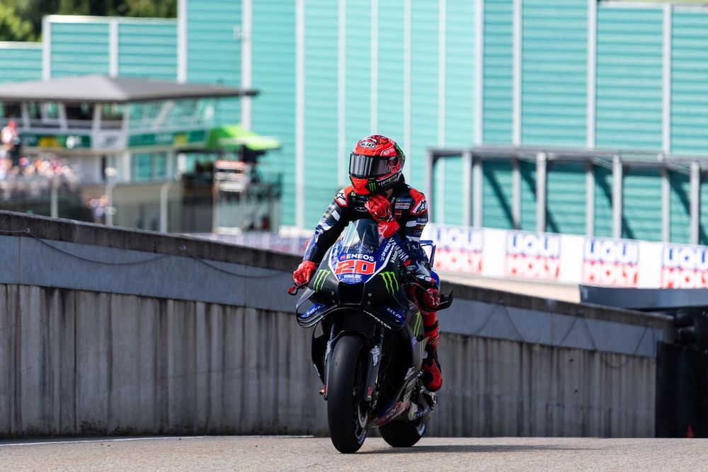 Fabio Quartararo alcanzó su tercera mejor posición en el GP de Alemania.