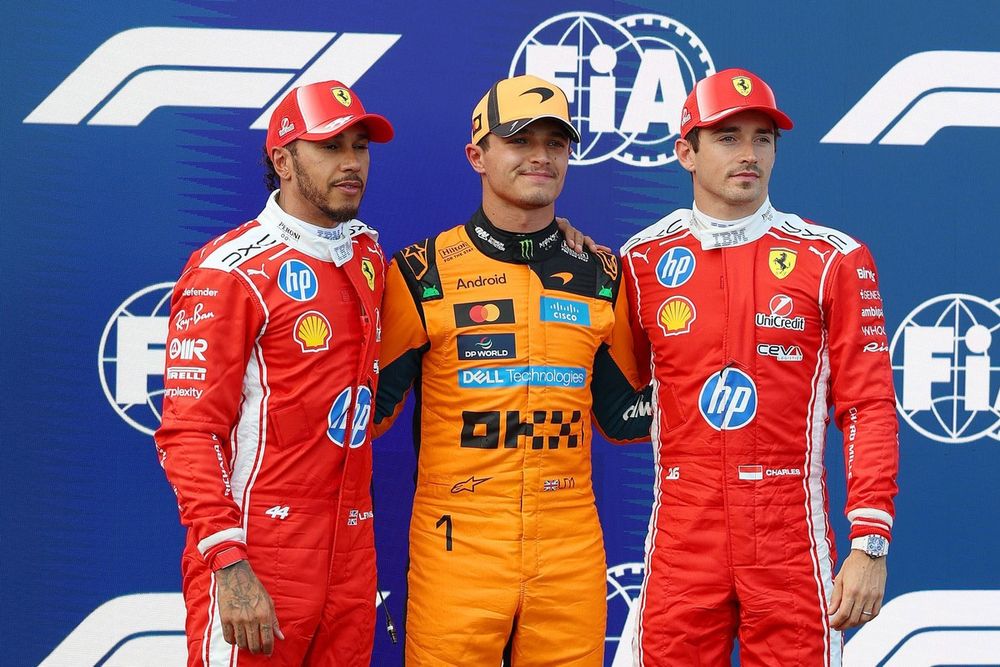 Lando Norris a battu Lewis Hamilton de peu lors des qualifications du Grand Prix de Hongrie.