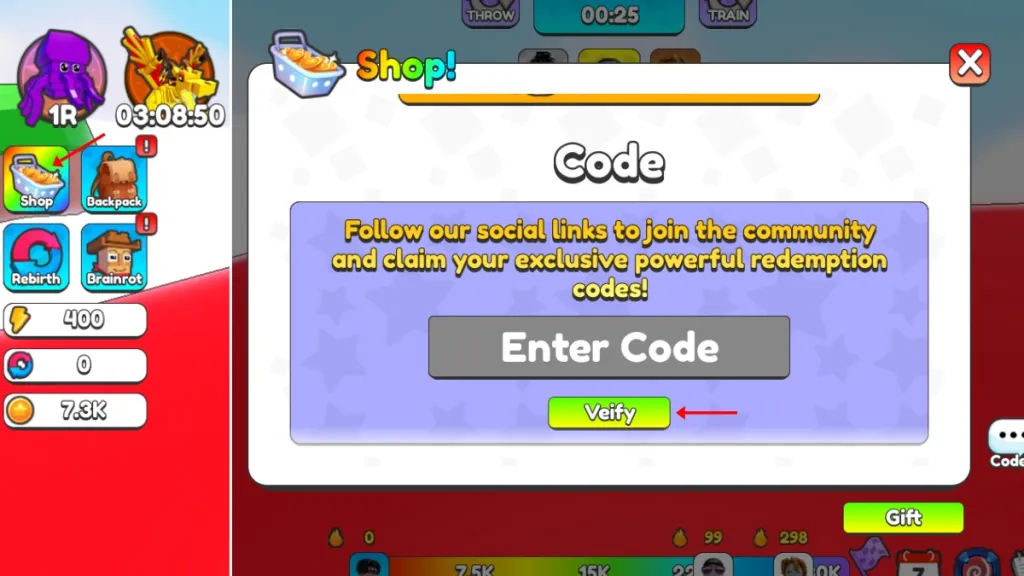 Redeem Yeet a Brainrot Codes