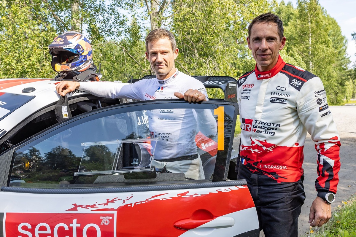 Ogier e Ingrassia informan sobre su estado tras accidente en Finlandia