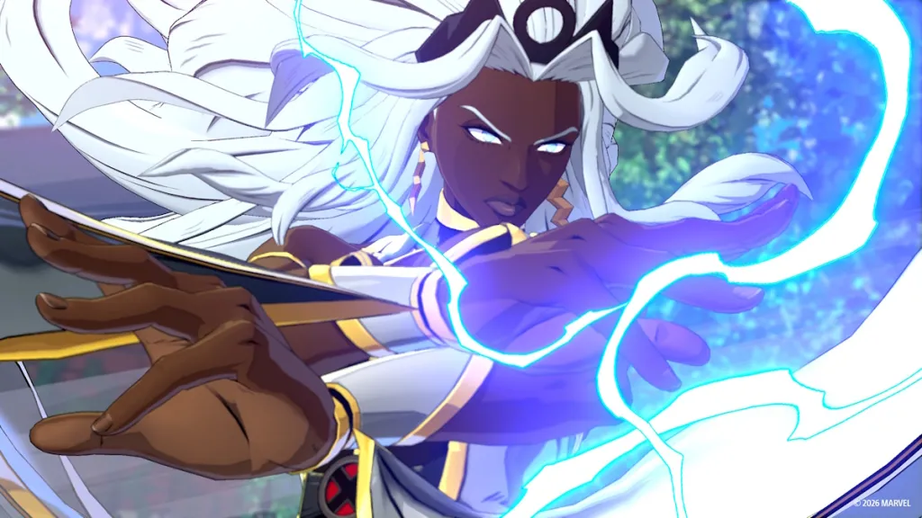 Introducción de Storm en Marvel Tokon Fighting Souls