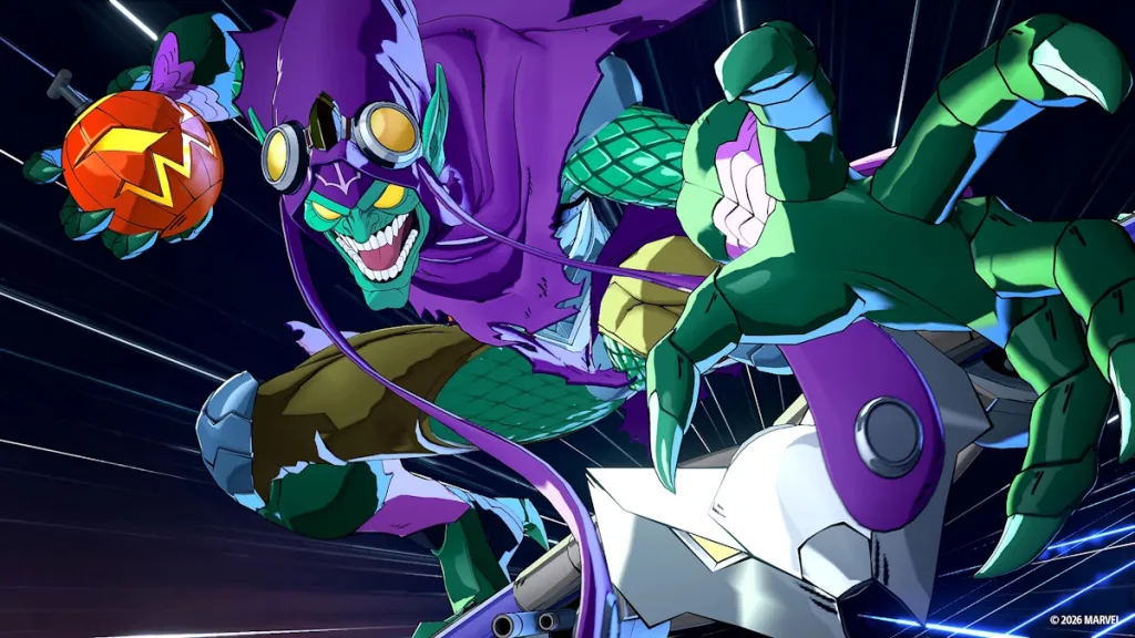 Green Goblin in Marvel Tokon: Fighting Souls.