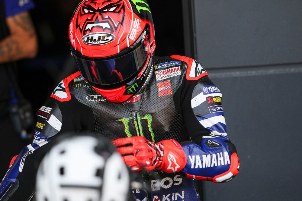 Fabio Quartararo con la Yamaha