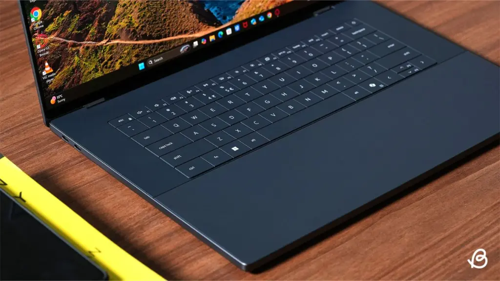 Dell XPS 16 Top Angled View 2