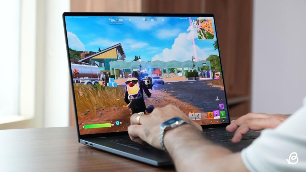 Playing Fortnite on Dell XPS 16