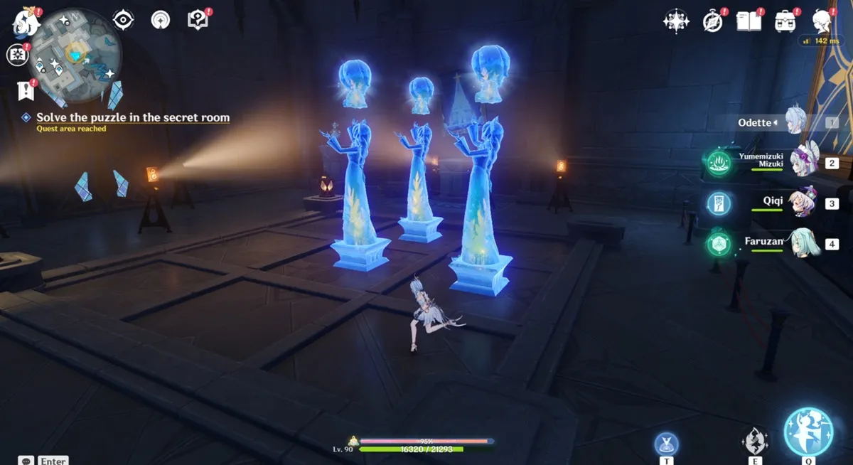 Parte 1 de la misión - Estatuas