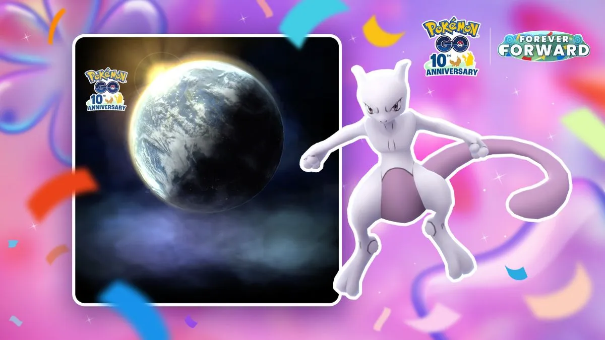 Pokémon GO celebra su 10.º aniversario con un Perfect Mewtwo y Master Ball gratis.