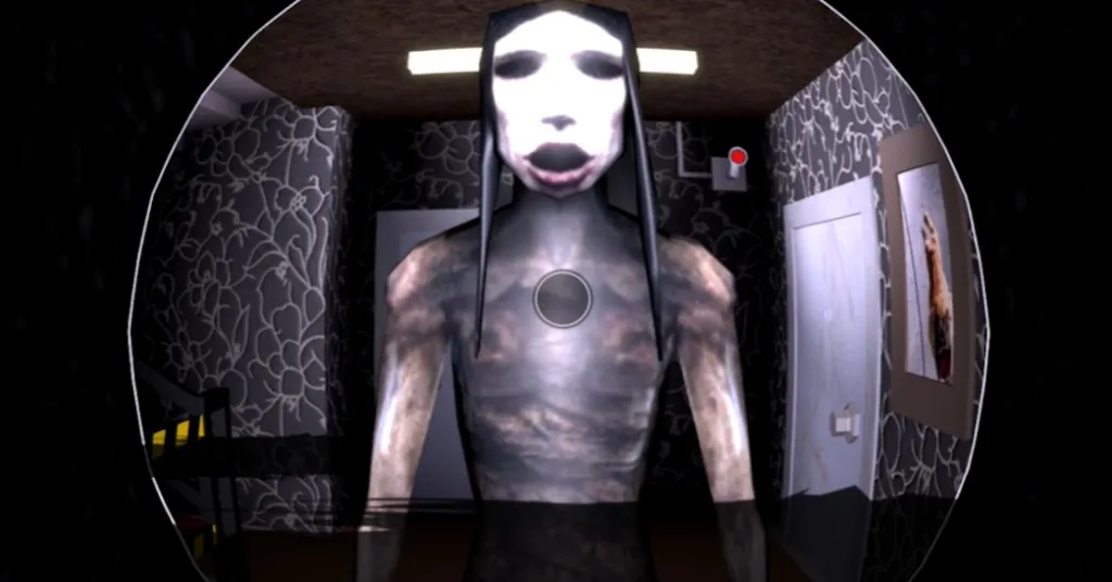 Tall Silent Lady in Keep the Door Locked