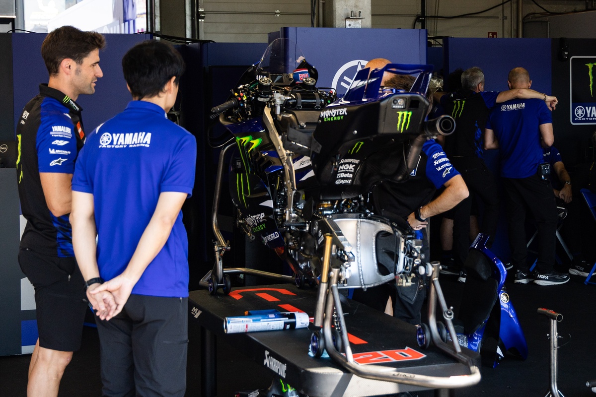La moto de Fabio Quartararo à Silverstone.