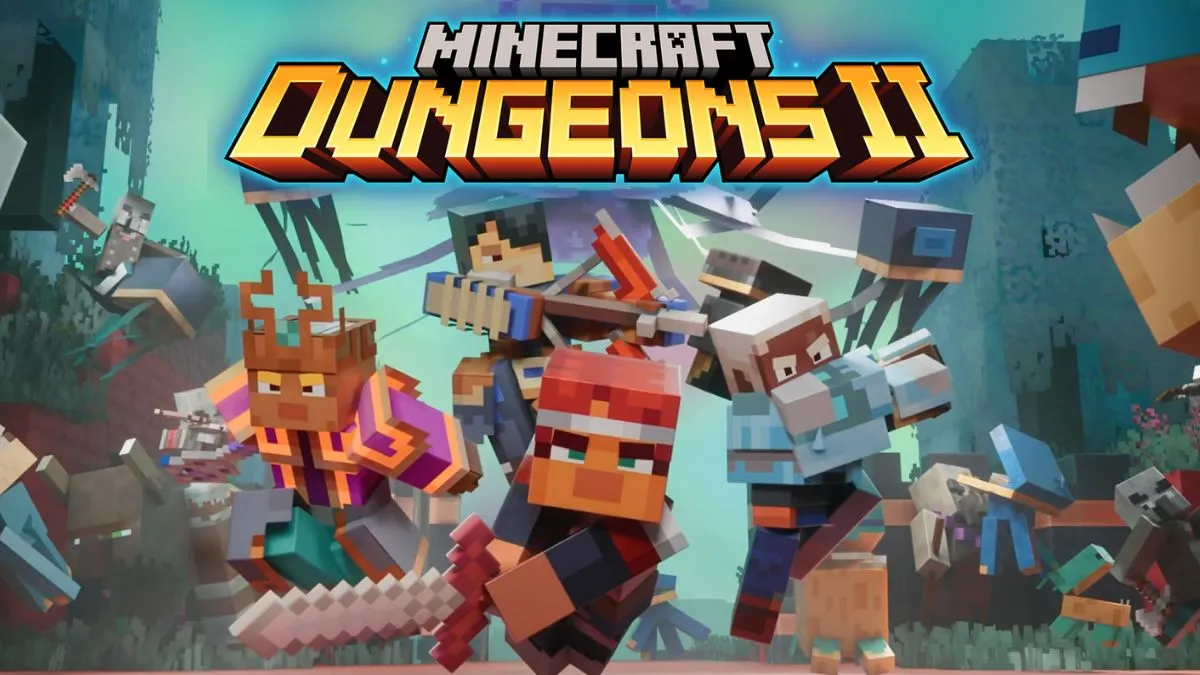 Trailer de gameplay de Minecraft Dungeons 2: combate, mobs y más.