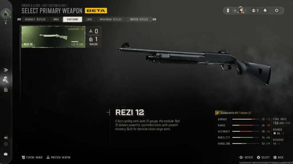 Escopeta Modern Warfare 4