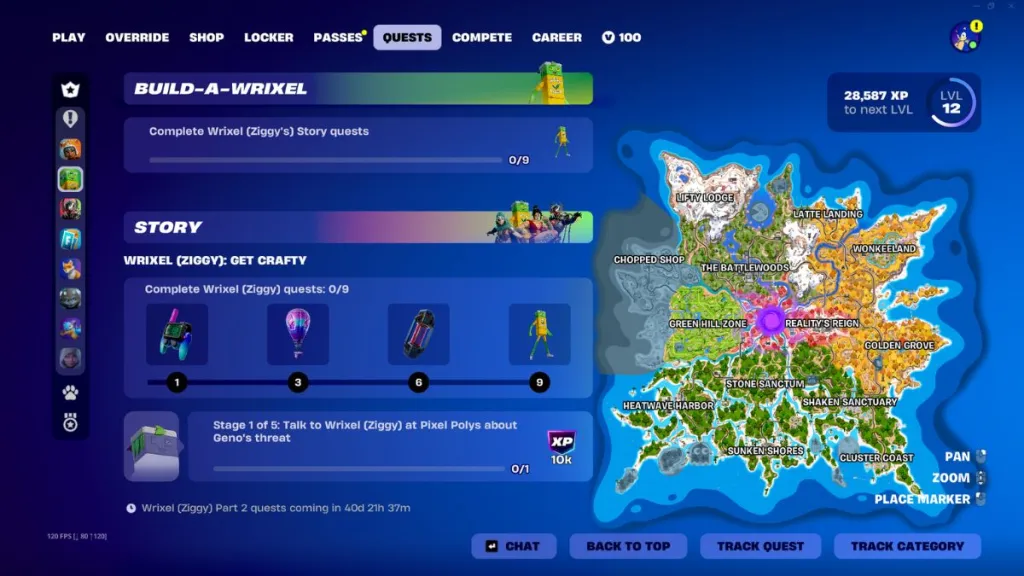 Misiones de historia Get Crafty en Fortnite Chapter 7 Season 4