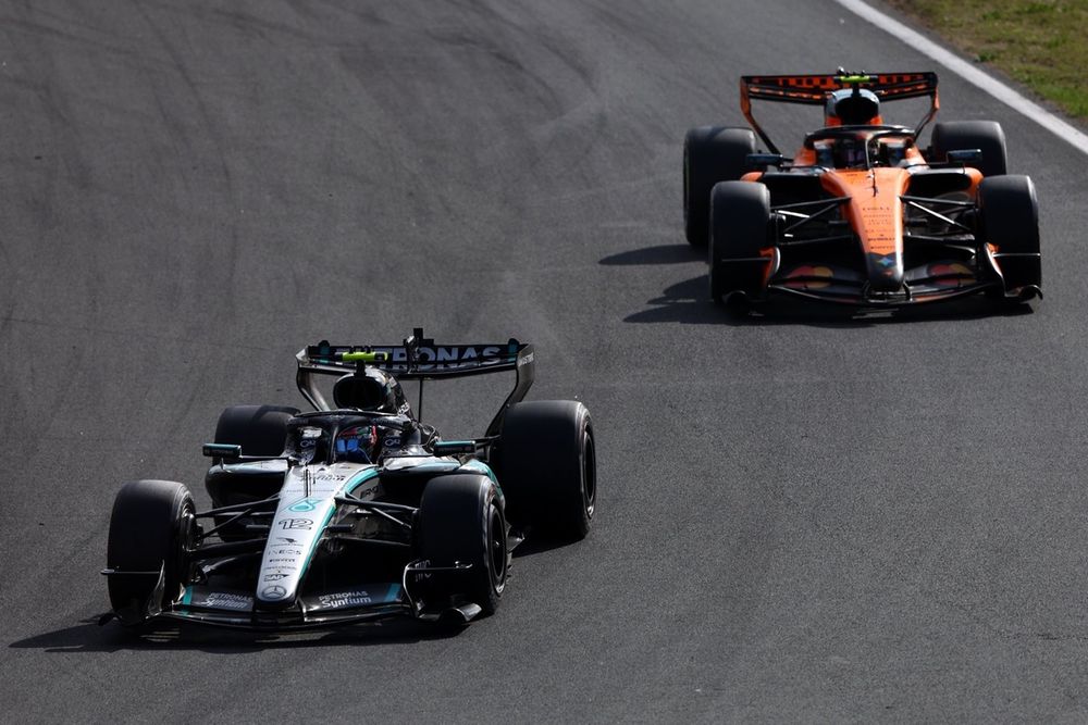 Mercedes referencia de la pista según Norris